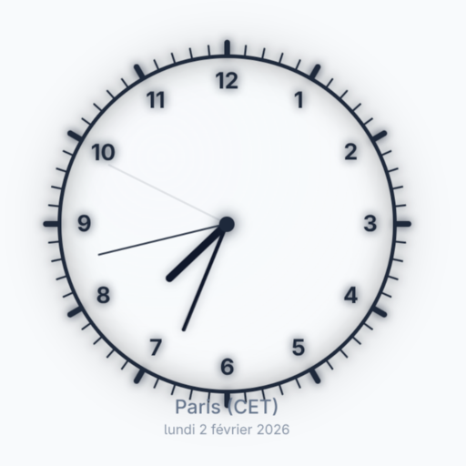 Horloge en ligne — Heure exacte gratuite logo